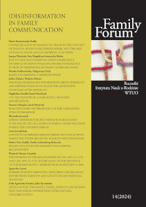 Okładka aktualnego numeru Family Forum